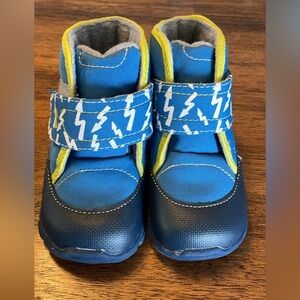 See Kai Run Blue and Yellow Kids Boots